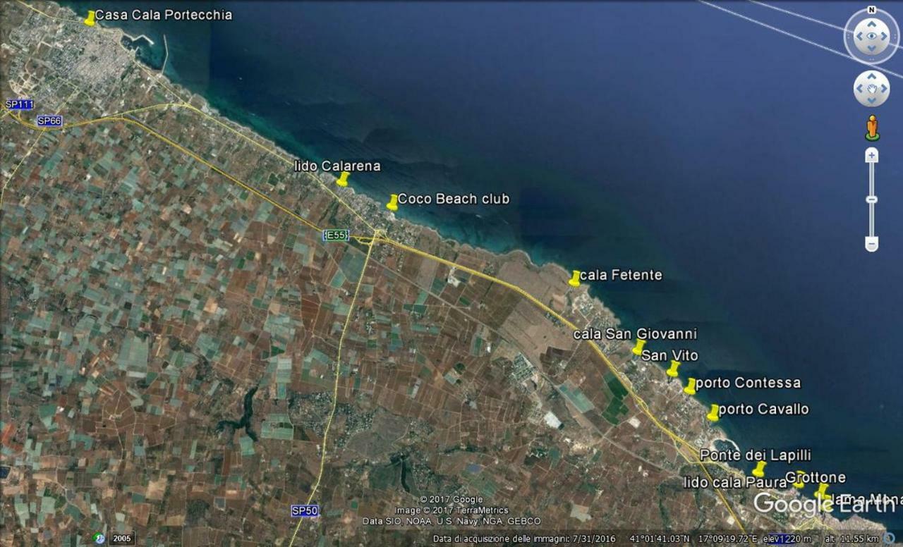 Casa Cala Portecchia Mola di Bari Exterior foto